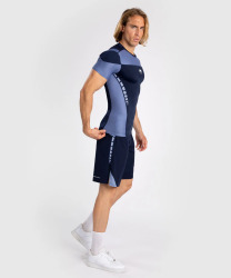 Rashguard VENUM Tempest s Kr. rukávem - tmavě modrý