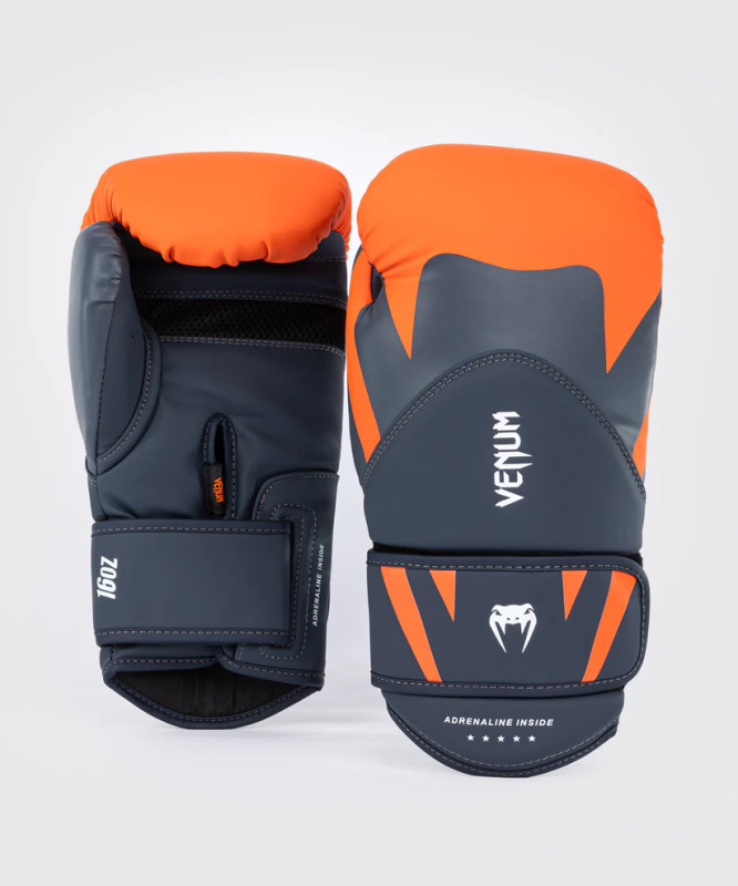Boxerské rukavice VENUM CHALLENGER 4.0 - modro/oranžové