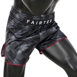 Thai šortky Fairtex BS1901 Stealth - černé