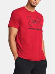 Pánské triko Under Armour FOUNDATION UPDATE SS - červené