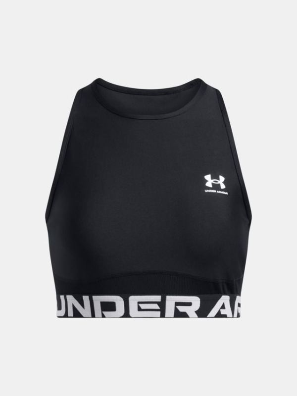 Dámská sportovní podprsenka Under Armour HeatGear Rib Tank - černá