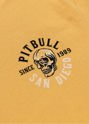 PitBull West Coast Triko SKULL SURF - žluté