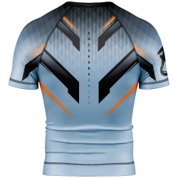 8 WEAPONS Rashguard Shift - šedo/oranžový