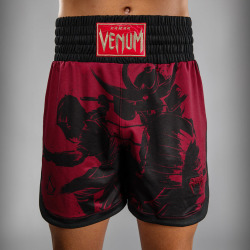 Pánské Boxerské šortky Venum x Assassin’s Creed Shadows - burgury/černé