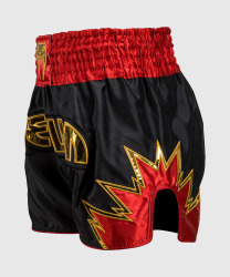 Thai trenýrky Venum Inferno - černo/zlato/červené