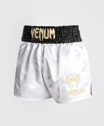Thai trenýrky VENUM CLASSIC - bílo/zlato/černé