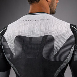Rashguard VENUM Adrenaline Dl. rukávem - černo/stříbrný