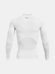Pánské kompresní triko Under Armour HG Armour Comp LS - bílé
