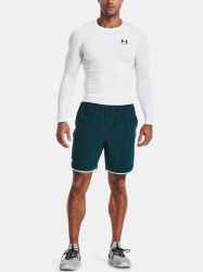 Pánské kompresní triko Under Armour HG Armour Comp LS - bílé