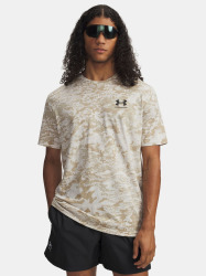 Pánské triko Under Armour UA ABC CAMO SS - tmavě béžové