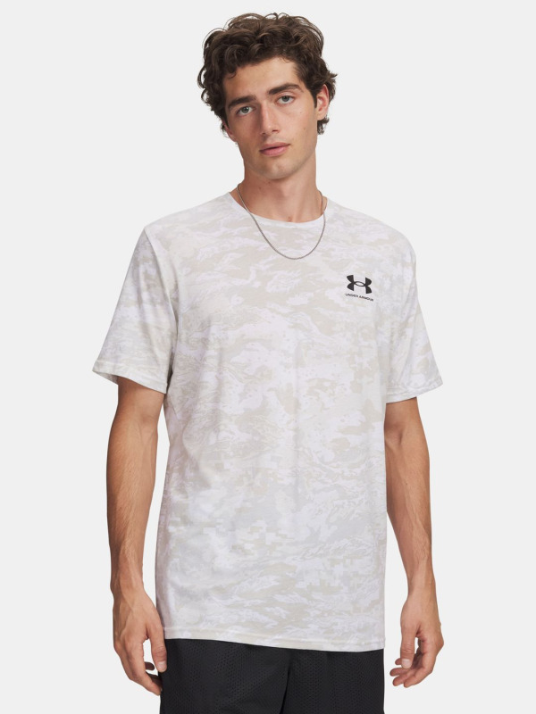 Pánské triko Under Armour UA ABC CAMO SS - světle béžové