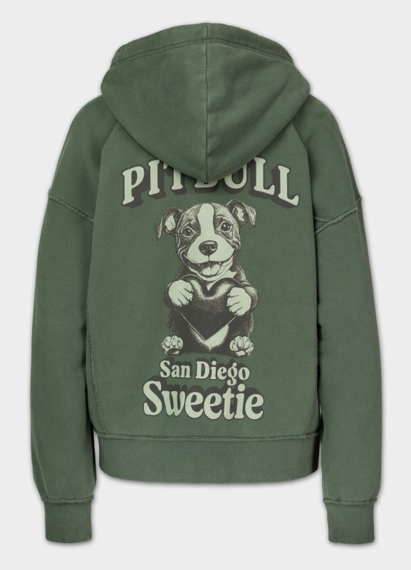 PITBULL WEST COAST Dámská mikina SWEETIE KPZ - zelená