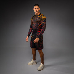 Rashguard VENUM Quetzal Fury Dl. rukáv - černý