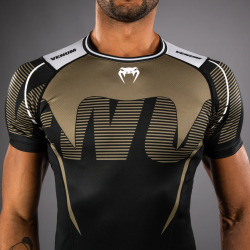 Rashguard VENUM Adrenaline Kr. rukáv - černo/sand