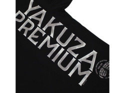 Yakuza Premium Pánské tričko YPS 4006 – Round Skull Print - černé