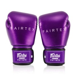 Boxerské rukavice Fairtex Metallic BGV22 fialové