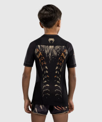 Dětský Rashguard VENUM Tiger Kr. rukáv - černo/oranžový