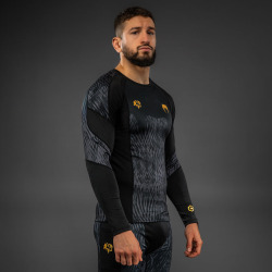 Rashguard Venum x Chimaev Wild Borz DL.rukáv - černo/šedý
