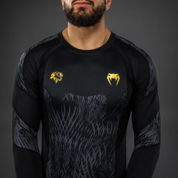 Rashguard Venum x Chimaev Wild Borz DL.rukáv - černo/šedý