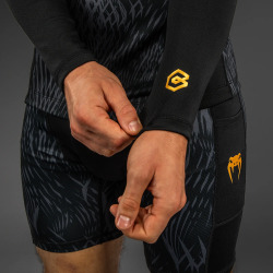 Rashguard Venum x Chimaev Wild Borz DL.rukáv - černo/šedý