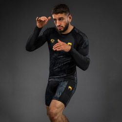 Rashguard Venum x Chimaev Wild Borz DL.rukáv - černo/šedý