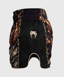 Thai trenýrky Venum Tiger - černo/oranžové