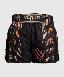 Thai trenýrky Venum Tiger - černo/oranžové