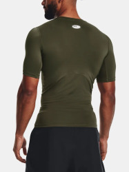 Pánské kompresní triko Under Armour HG Armour Comp SS - zelené