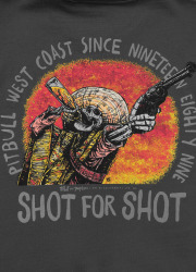 PitBull West Coast Triko SHOT FOR SHOT - šedé