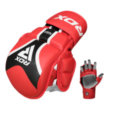 RDX MMA Rukavice Aura Plus T-17 - červené