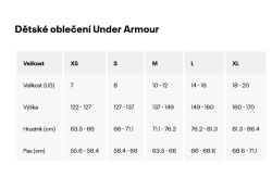 Dětské kompresné šortky Under Armour - černé