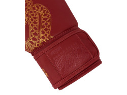 Boxerské rukavice Venum Serpenti - vínové/béžové