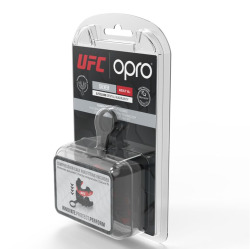 Chránič zubů Opro Silver UFC senior - červeno/stříbrný