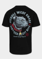 PitBull West Coast Triko STRENGTH & RESPECT - černé