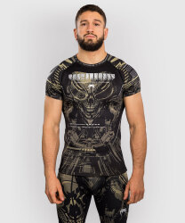 Rashguard VENUM Invader Kr. rukáv - černo/sand