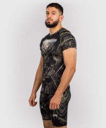 Rashguard VENUM Invader Kr. rukáv - černo/sand