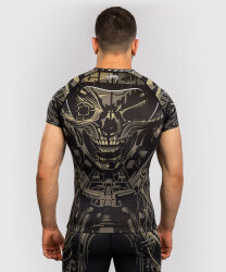 Rashguard VENUM Invader Kr. rukáv - černo/sand