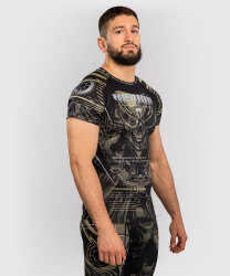 Rashguard VENUM Invader Kr. rukáv - černo/sand