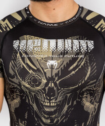 Rashguard VENUM Invader Kr. rukáv - černo/sand