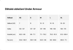 Dětské kompresní triko Under Armour SS - černé