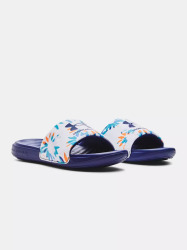 Pantofle UNDER ARMOUR W Ansa Graphic - bílé