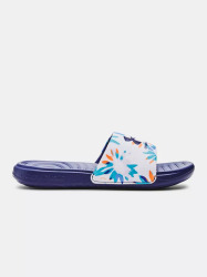 Pantofle UNDER ARMOUR W Ansa Graphic - bílé