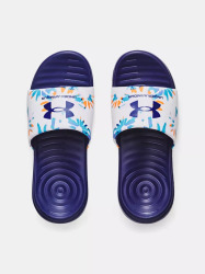 Pantofle UNDER ARMOUR W Ansa Graphic - bílé