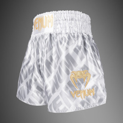 Thai trenýrky VENUM Contender XT - bílo/stříbrné