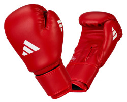 Boxerské rukavice Adidas IBA Cactus kůže - červené