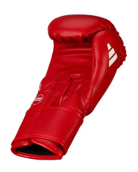 Boxerské rukavice Adidas IBA Cactus kůže - červené