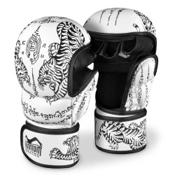 PHANTOM Sparring rukavice muay thai - bílé