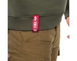 Alpha Industries Pánská mikina Basic - tmavě zelená
