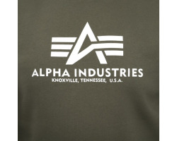 Alpha Industries Pánská mikina Basic - tmavě zelená