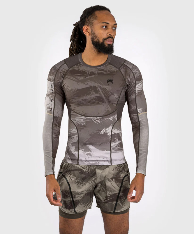Rashguard VENUM Electron DL.rukáv 3.0 - sand
